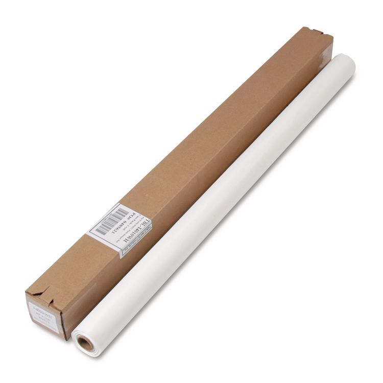 Tablemate Table Set Plastic Banquet Roll, Table Cover, 40" x 100 ft, White (TBLI4010WH)