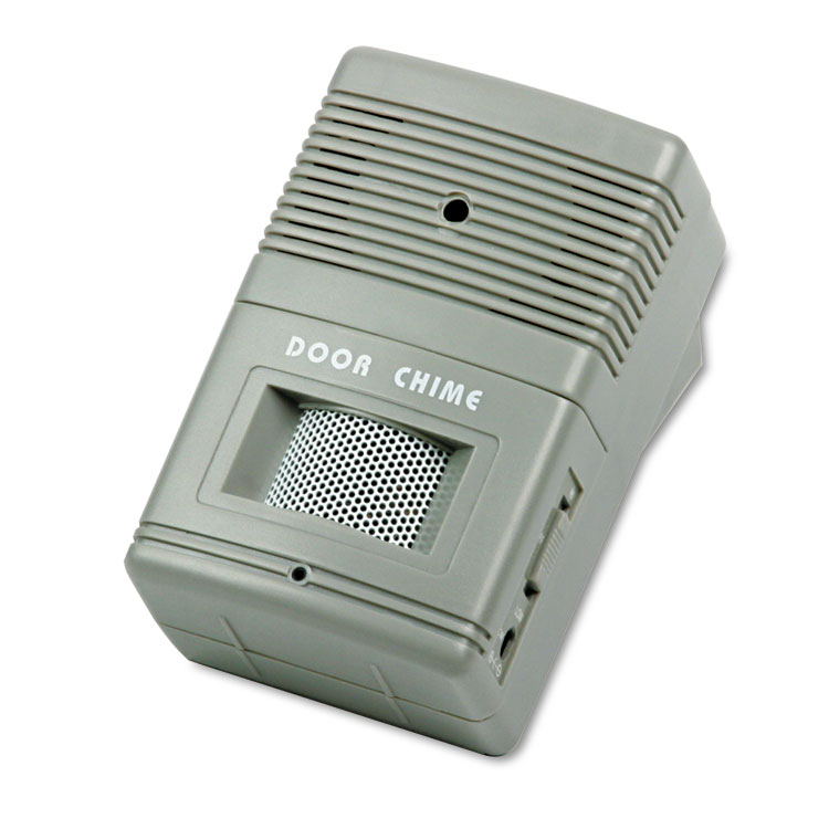 Tatco Visitor Arrival/Departure Chime, Battery Operated, 2.75 x 2 x 4.25, Gray (TCO15300)