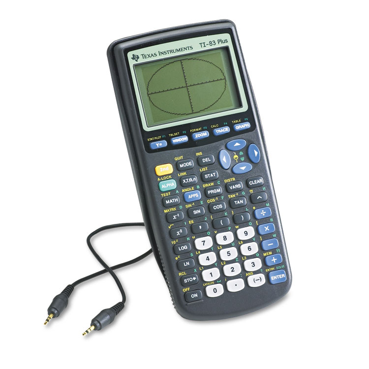 Texas Instruments TI-83Plus Programmable Graphing Calculator, 10-Digit LCD (TEXTI83PLUS)
