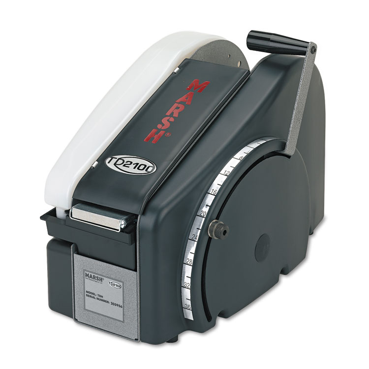 Universal Manual Tape Dispenser for Gummed Packing Tape, 3" Core, 48 oz Reservoir, Stainless Steel Blades, Black (UNV899862)