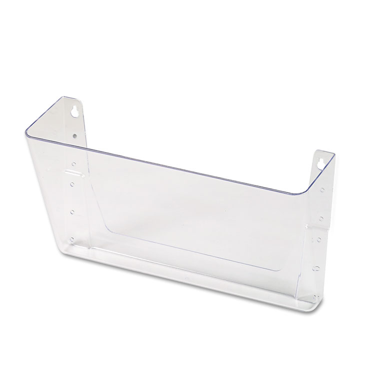 Universal Wall Files, Letter Size, 13" x 4" x 7", Clear (UNV53692)