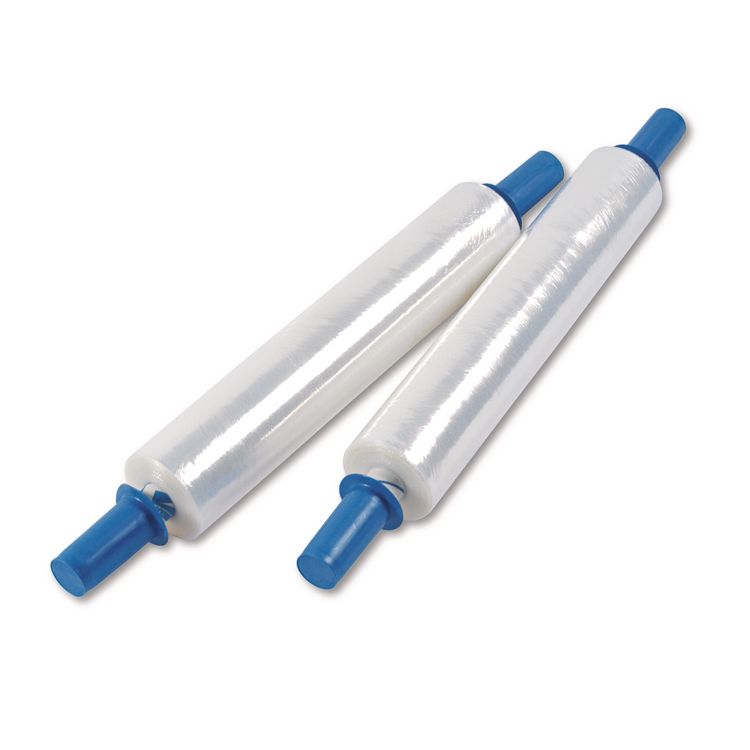 Universal Stretch Film w/Cushioned Handles, 20" x 1,000 ft, 20 mic (80-Gauge), 4/Carton (UNV62122)