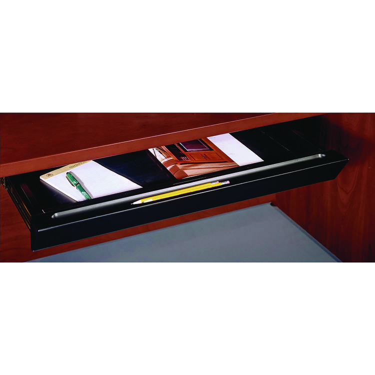 BUSH INDUSTRIES Universal Pencil Drawer Accessory, Metal/Wood, 26.38w x 15.88d x 2.75h, Black (BSHAC99850)