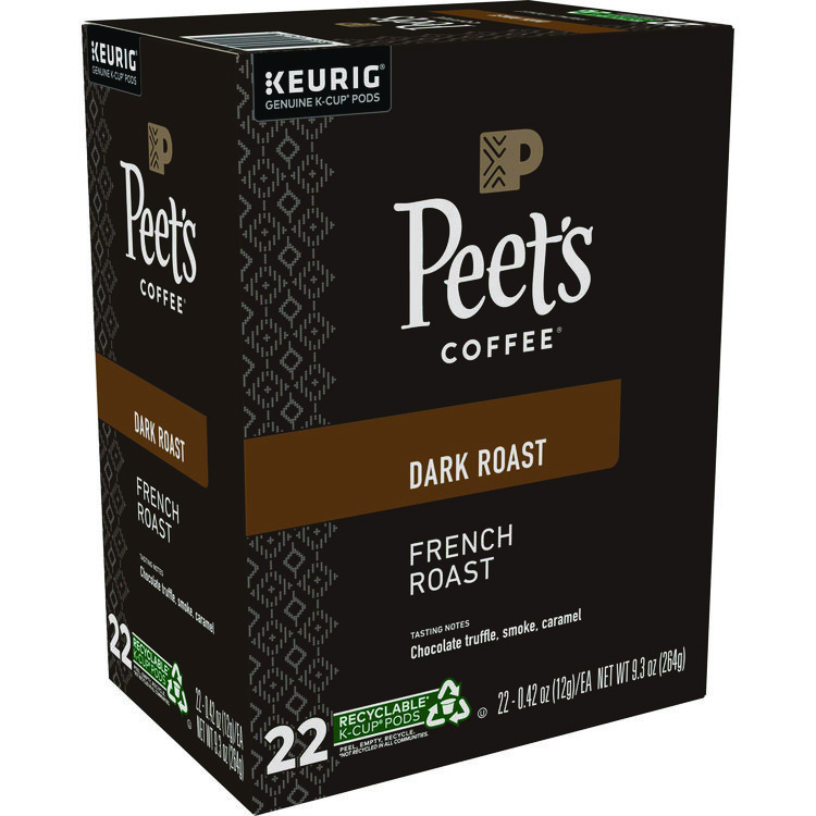 KEURIG DR PEPPER French Roast Coffee K-Cups, 22/Box (GMT6545)