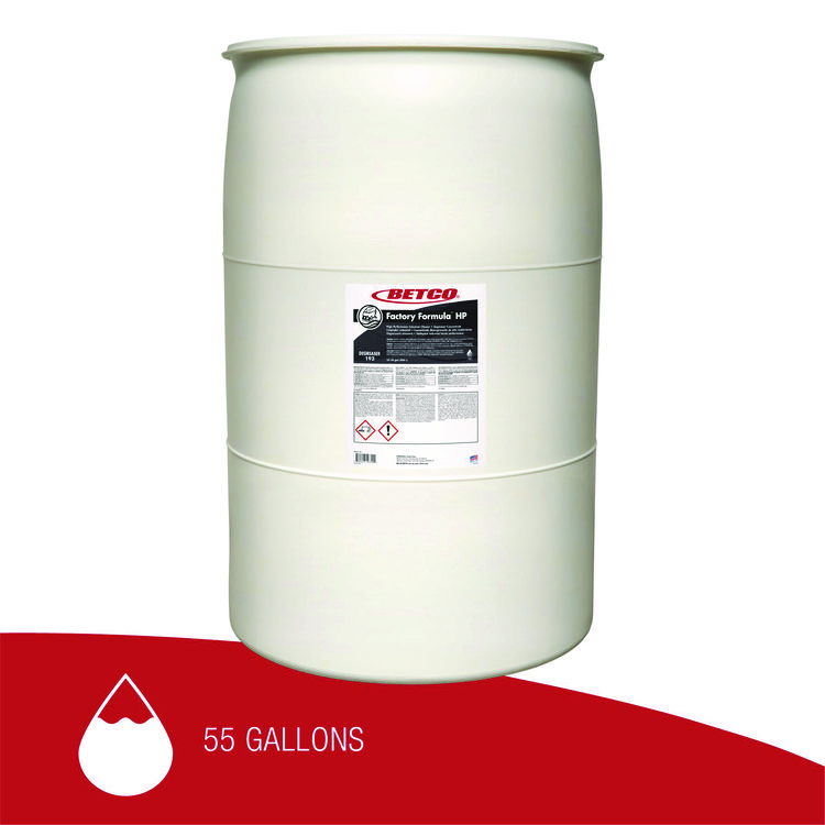 BETCO CORPORATION Factory Formula HP Cleaner Degreaser, 55 gal Drum (BET1935500)