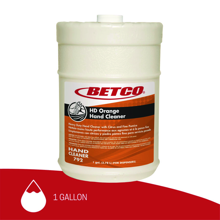 BETCO CORPORATION HD Orange Hand Cleaner, Orange, 1 gal Bottle, 4/Carton (BET7924400)