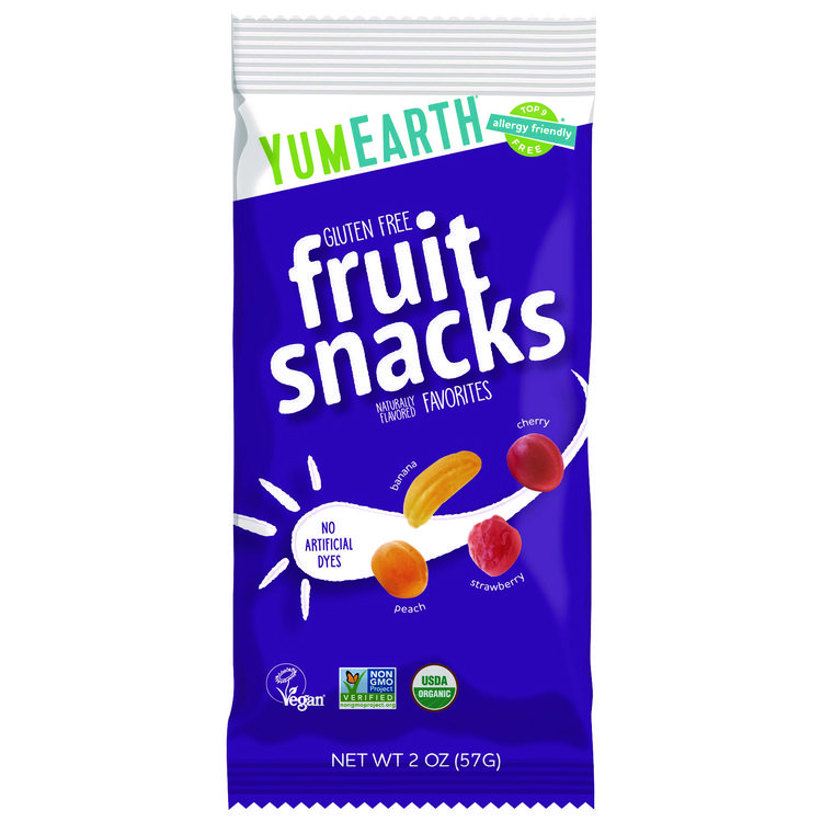 ADVANTUS CORPORATION Organic Fruit Snacks, Assorted Flavors, 2 oz Bag, 12/Carton (GRR22002288)