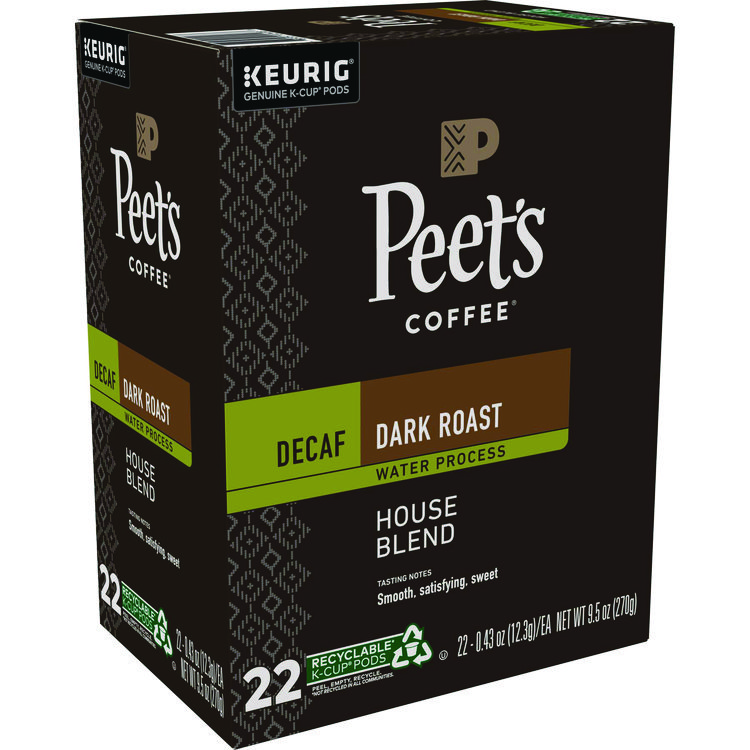 KEURIG DR PEPPER House Blend Decaf K-Cups, 22/Box (GMT6544)