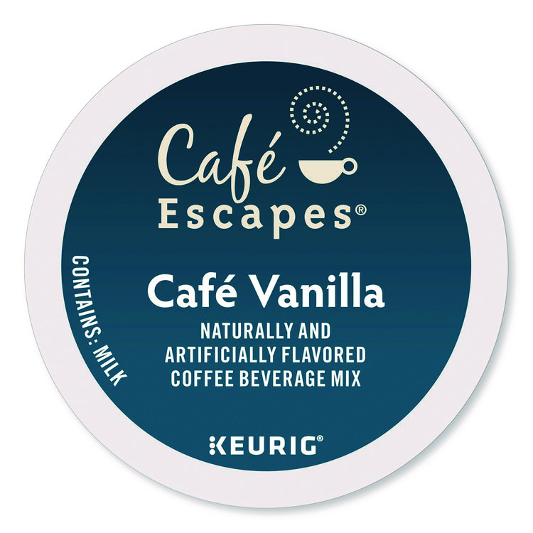 KEURIG DR PEPPER Cafe Vanilla K-Cups, 24/Box (GMT6812)
