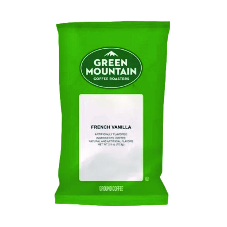 GREEN MOUNTAIN COFFEE ROASTERS French Vanilla Coffee Fraction Packs, 2.2 oz, 50/Carton (GMT4732)