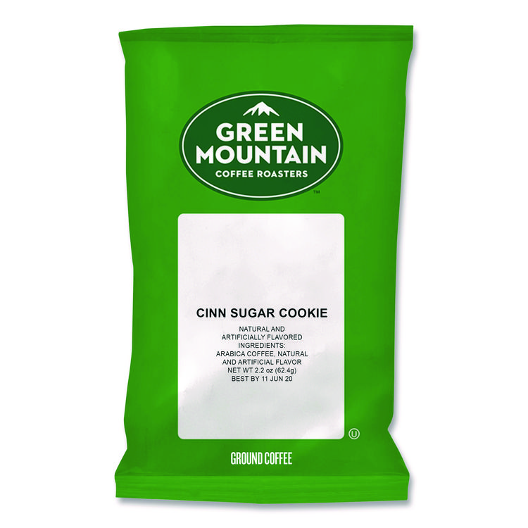 GREEN MOUNTAIN COFFEE ROASTERS Cinnamon Sugar Cookie Coffee Fraction Packs, 2.2 oz, 50/Carton (GMT6335)