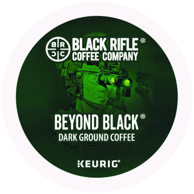 KEURIG DR PEPPER Beyond Black Coffee K-Cups, 22/Box (GMT0499)