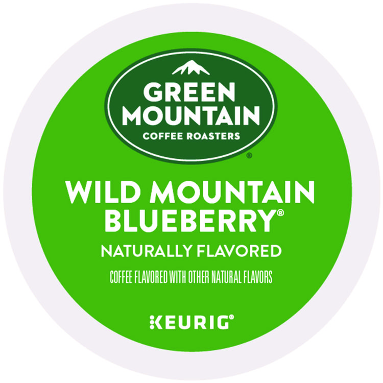 KEURIG DR PEPPER Fair Trade Wild Mountain Blueberry Coffee K-Cups, 96/Carton (GMT6783CT)