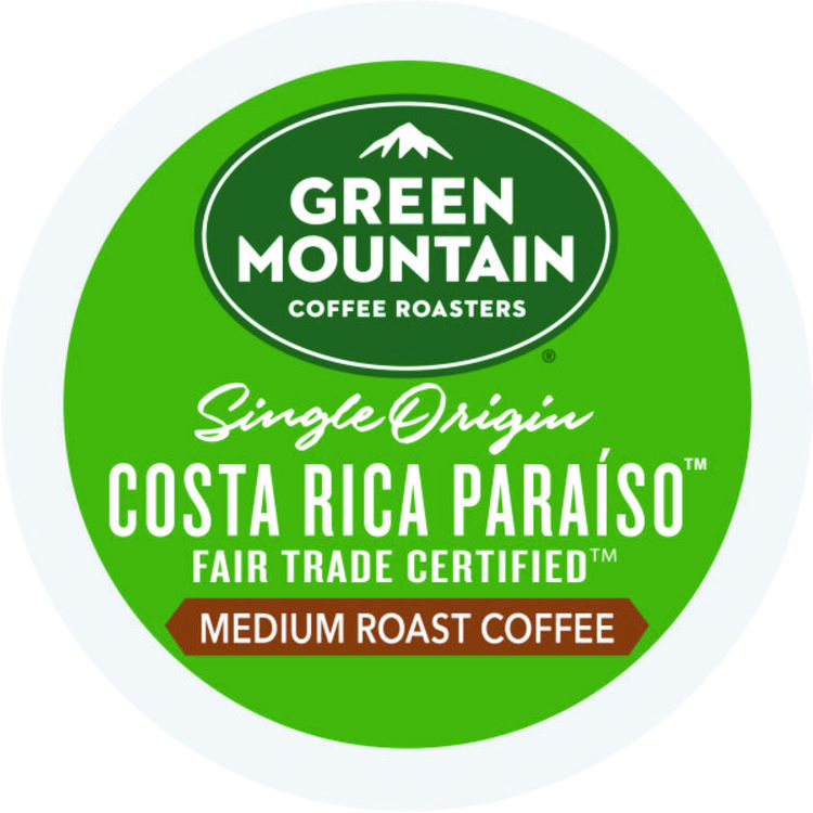 KEURIG DR PEPPER K-Cup Pods Costa Rica Paraiso, 24/Box (GMT8087)