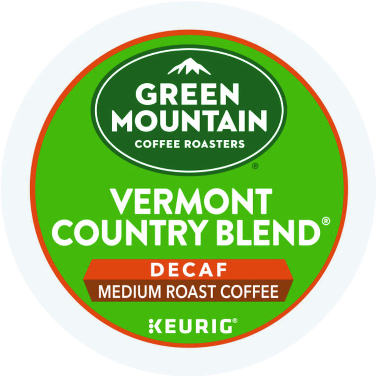 KEURIG DR PEPPER Vermont Country Blend Decaf Coffee K-Cups, 96/Carton (GMT7602CT)