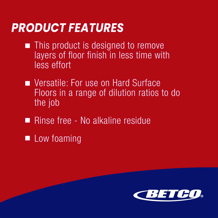 BETCO CORPORATION Ax-it Plus Floor Stripper, 5 gal Bag-in-Box (BET154B500)