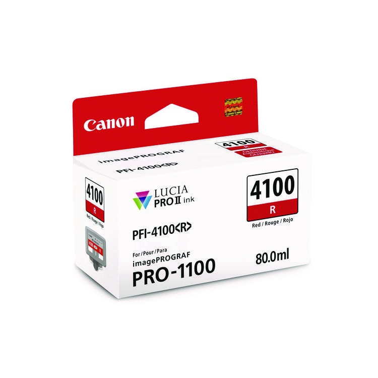 CANON COMPUTER SYSTEMS CCSI 6785C002AA (PFI-4100) High-Yield Ink, Red (CNM6785C002AA)