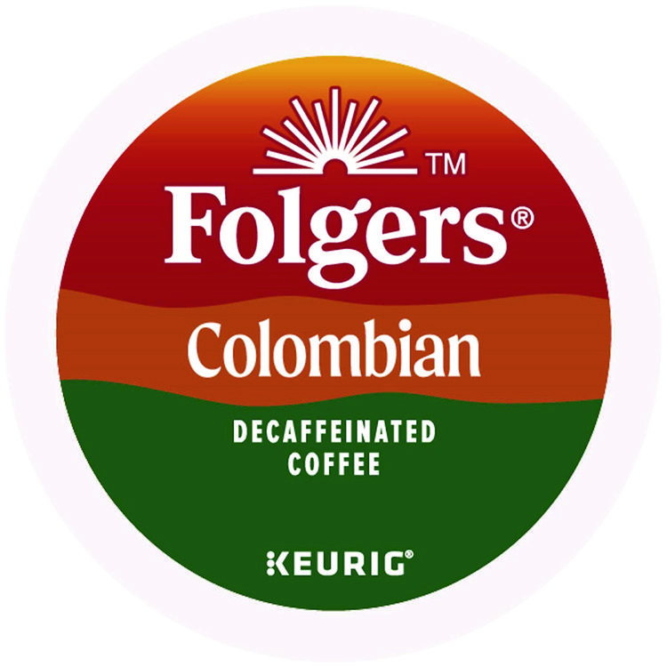 KEURIG DR PEPPER 100% Colombian Decaf Coffee K-Cups, 24/Box (GMT0570)