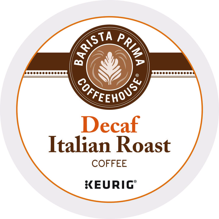 KEURIG DR PEPPER Decaf Italian Roast Coffee K-Cups, 24/Box (GMT8506)