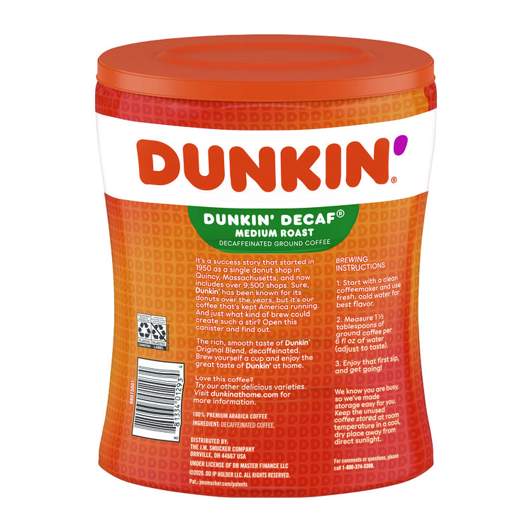 J.M. SMUCKER CO. Original Blend Decaf Coffee, 30 oz Canister (GMT8133401293)