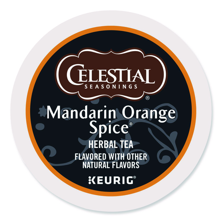 KEURIG DR PEPPER Mandarin Orange Spice Herb Tea K-Cups 24/Box (GMT14735)