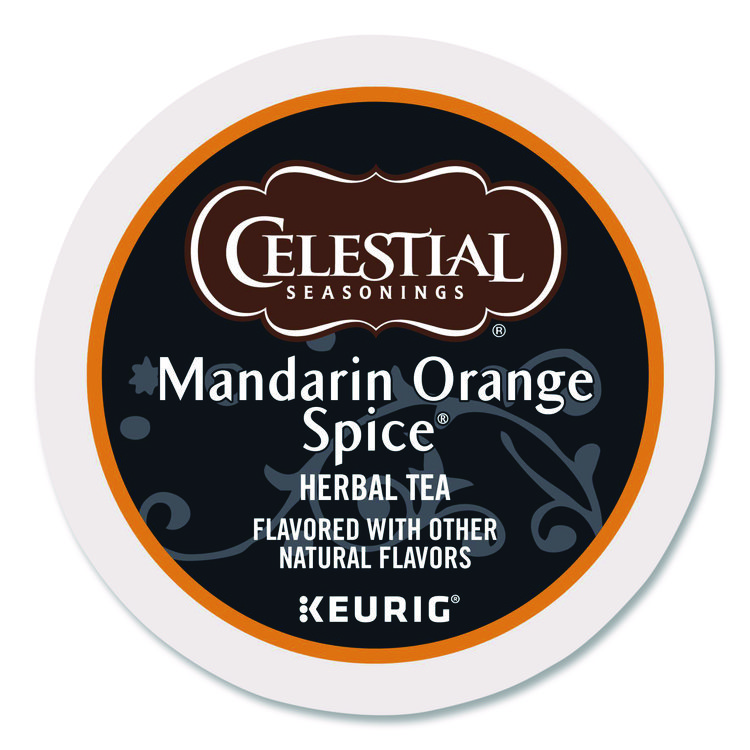 KEURIG DR PEPPER Mandarin Orange Spice Herb Tea K-Cups, 96/Carton (GMT14735CT)