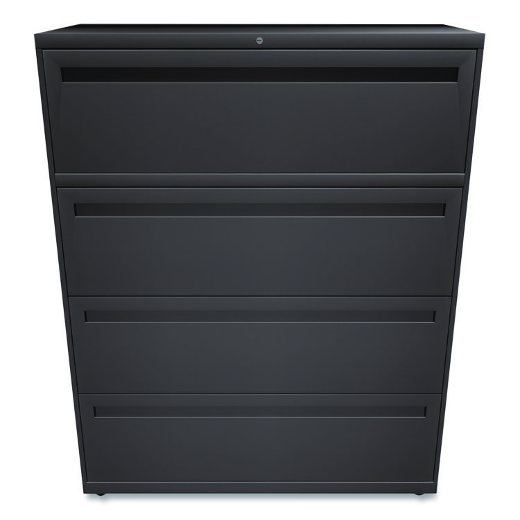 HON COMPANY Brigade 700 Series Lateral File, 4 Legal/Letter-Size File Drawers, Charcoal, 42 x 18 x 52.5 (CS1HON794LS)