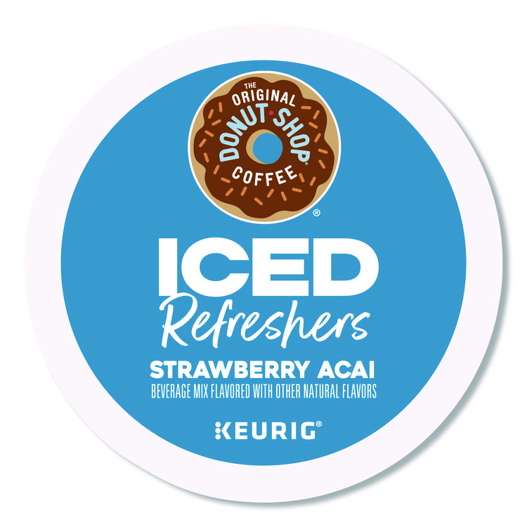 KEURIG DR PEPPER ICED Refreshers K-Cup Pods, Strawberry Acai, 20/Box (GMT0237)