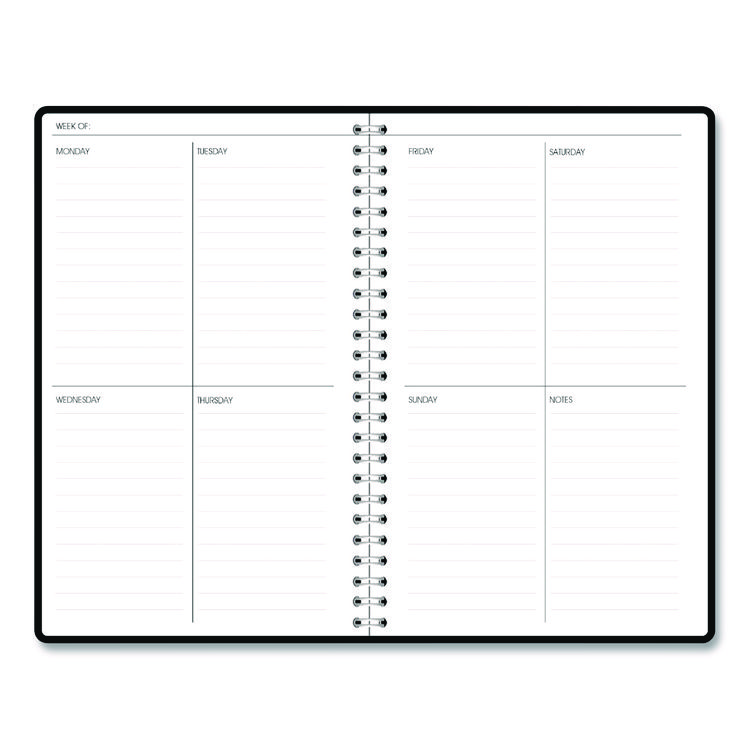 HOUSE OF DOOLITTLE Recycled Non-Dated Monthly/Weekly Planner, 70's Stripes, Multicolor Cover, Undated (HOD212142)