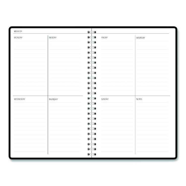 HOUSE OF DOOLITTLE Recycled Non-Dated Monthly/Weekly Planner, Celestial, Blue/Gold Cover, Undated (HOD212144)