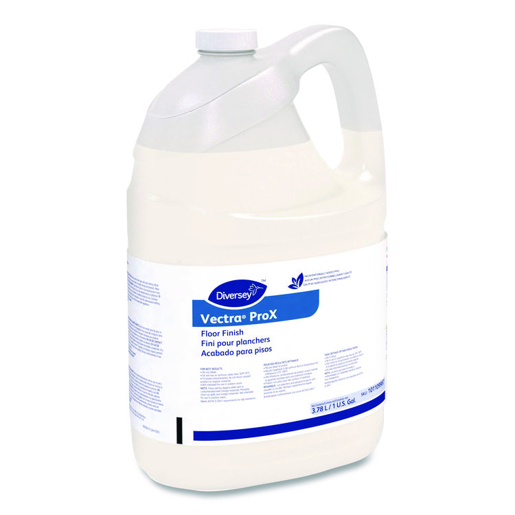 DIVERSEY ProX Floor Finish, 1 gal Bottle, 4/Carton (DVS101109987)