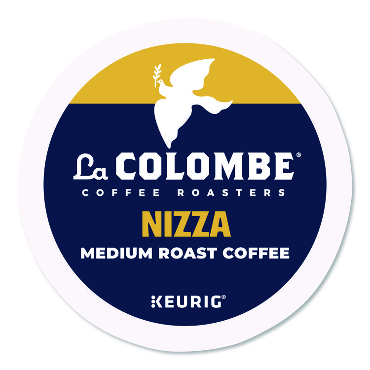 LA COLOMBE COFFEE ROASTERS Coffee K-Cup Pods, Nizza Medium Roast, 20/Box (GMT0327)