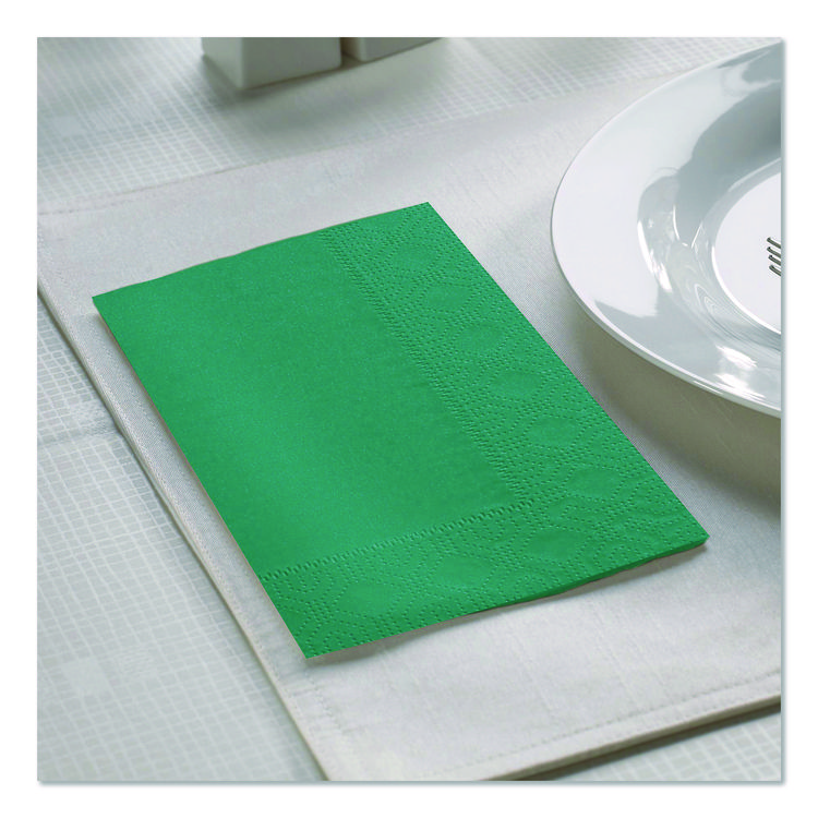 HOFFMASTER Dinner Napkins, 2-Ply, 15 x 17, Teal, 1,000/Carton (HFM180501)