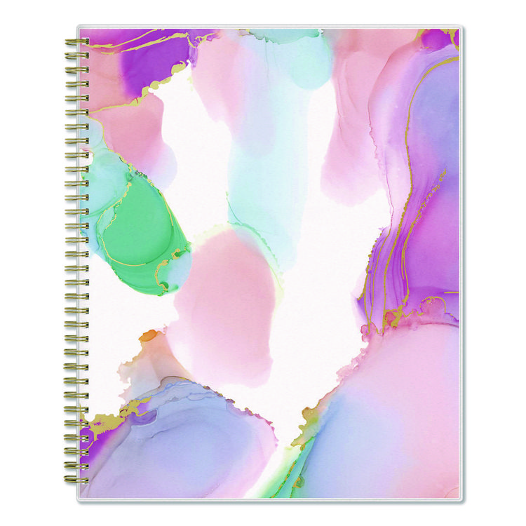BLUE SKY Ashley G Multicolor Smoke Academic Weekly/Monthly Planner, 11" x 8.5", Multicolor Cover, 12-Month (Jul-Jun): 2025 to 2026 (BLS133681)