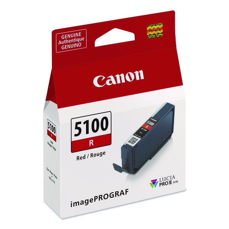 CANON COMPUTER SYSTEMS CCSI 6958C002 (PFI-5100) Lucia PRO II Ink, Red (CNM6958C002)