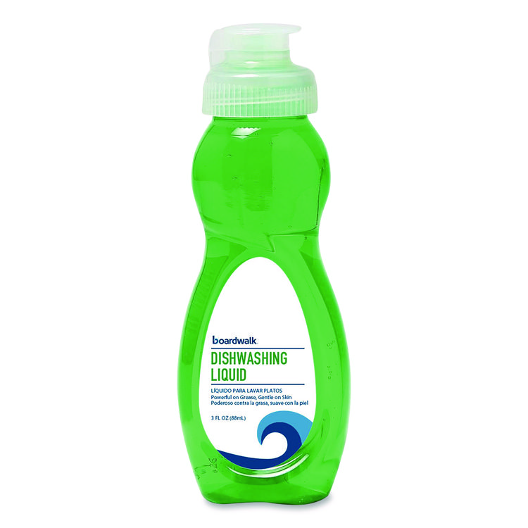BOARDWALK Manual Dish Soap, Fresh Scent, 3 oz Bottle, 72/Carton (BWK3OZDISH)