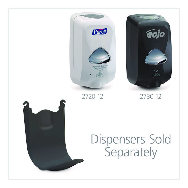 GO-JO INDUSTRIES SHIELD TFX Floor and Wall Protector for 1,250 mL TFX Dispensers, Black, 6/Carton (GOJ276206)