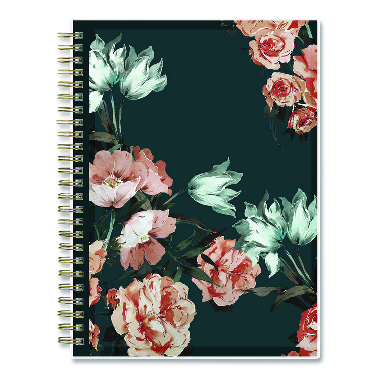 BLUE SKY Life Note-It Dania Weekly/Monthly Planner, Floral Artwork, 8.63 x 5.88, Teal/Pink/Blue Cover, 12-Month (Jan to Dec): 2026 (BLS139478)
