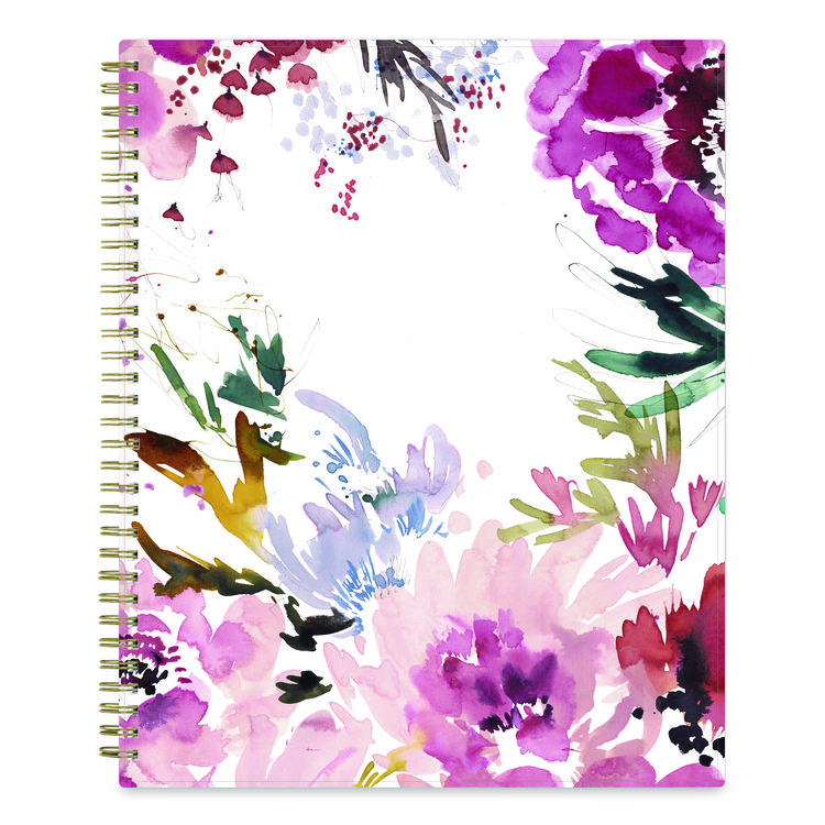 BLUE SKY Kelly Ventura Magenta Bloom Weekly/Monthly Planner, Floral Artwork, 11 x 8.5, Multicolor Cover, 12-Month (Jan to Dec): 2026 (BLS140945)