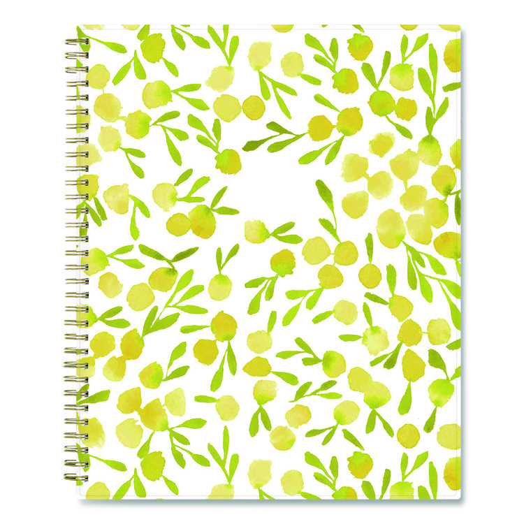 BLUE SKY Mimosa Weekly/Monthly Planner, 11 x 8.5, Floral Artwork, Yellow/Green/White Cover, 12-Month (Jan to Dec): 2026 (BLS149059)