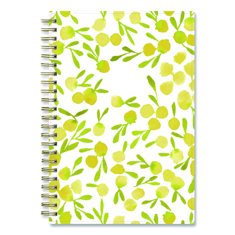 BLUE SKY Mimosa Weekly/Monthly Planner, 8 x 5, Lemon Artwork, Yellow/Green/White Cover, 12-Month (Jan to Dec): 2026 (BLS149061)