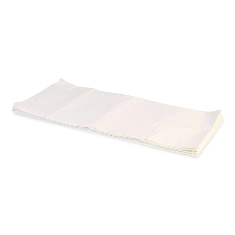 HERITAGE Low-Density Can Liners, 10 gal, 0.35 mil, 24" x 23", Clear, Flat Pack, 1,000/Carton (HER888944)