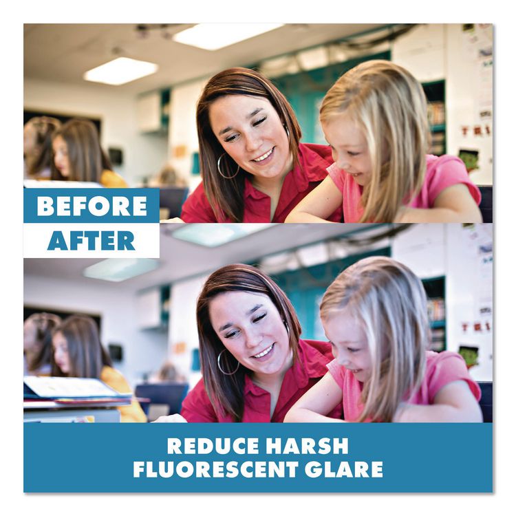 EDUCATIONAL INSIGHTS, Light Filters, Rectangular, Calming Clouds, 4 ft x 2 ft, Blue/White, 4 Filters (EII1235)