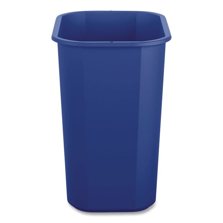 BOARDWALK Deskside Recycling Bin, 3 gal, Polypropylene, Blue (BWK12QTRECYCLEB)