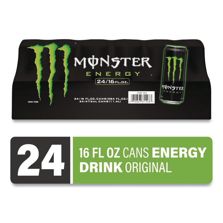 MONSTER BEVERAGE CORPORATION Original, 16 oz Bottle, 24/Carton (GRR22002676)