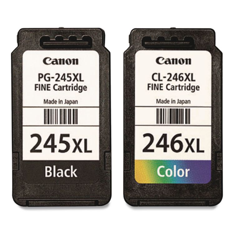 CANON USA, . 8278B005 (PG-245XL/CL-246XL) Ink/Paper Combo, 180/300 Page-Yield, Black/Tri-Color (CNM8278B005)