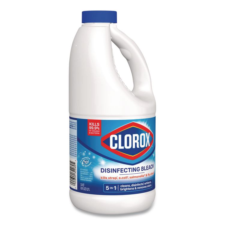 CLOROX SALES CO. Concentrated Regular Disinfecting Bleach, 43 oz Bottle (CLO32260EA)