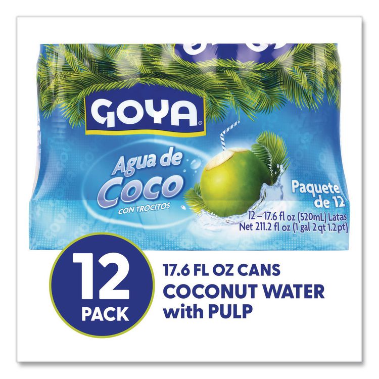 GOYA Coconut Water, Coconut, 17 oz Bottle, 12/Carton (GRR22002657)