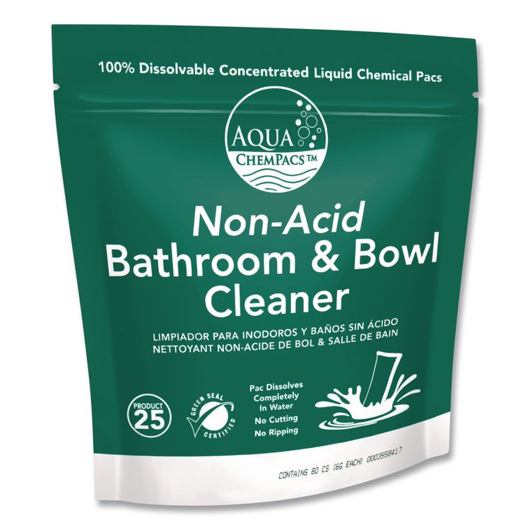 DIVERSEY Non-Acid Bathroom and Bowl Cleaner, Lavender Scent, 6 g Packet, 80 Packets/Bag, 4 Bags/Carton (DVO9320972)