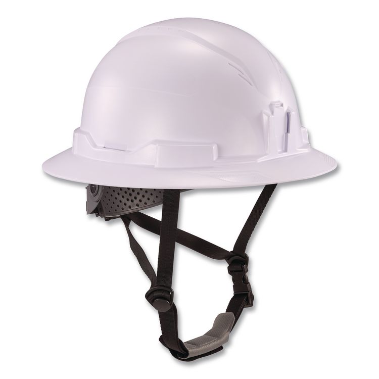 TENACIOUS HOLDINGS, . Skullerz 8963 Full Brim Class E Safety Helmet, 6-Point Rachet Suspension, Full Brim, White (EGO60540)